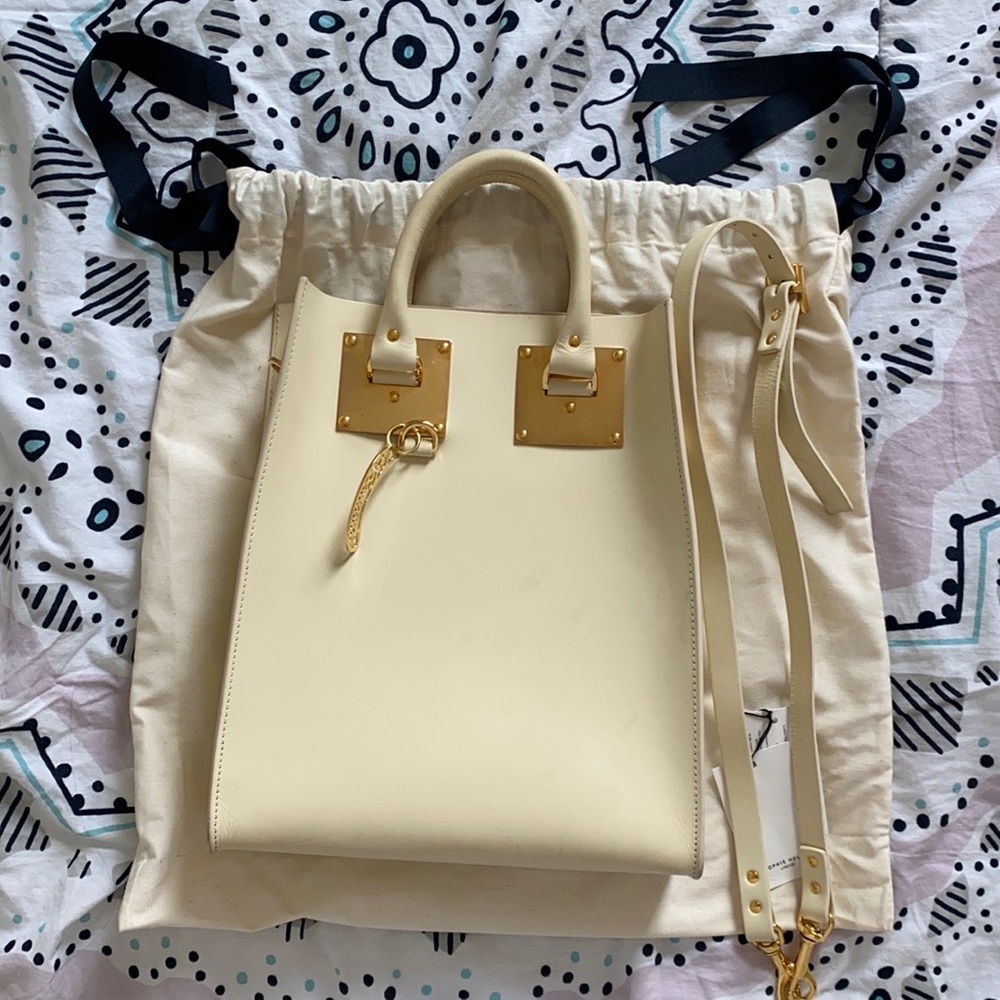 Sophie Hulme Cream Mini Albion Bag